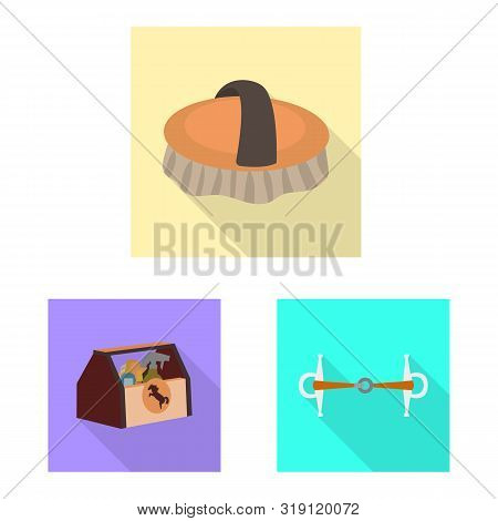 Vector Design Of Track And Racing Icon. Collection Of Track And Riding Stock Vector Illustration.