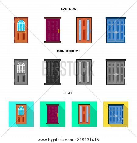 Vector Design Of Architecture And Modern Logo. Set Of Architecture And Construction Vector Icon For 
