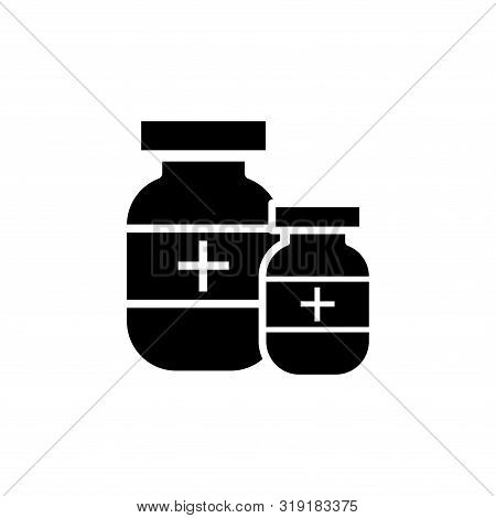 Capsule Bottle Icon Design Trendy