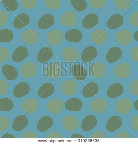 Blue Three Eucalyptus Rose Collection Seaml Stock