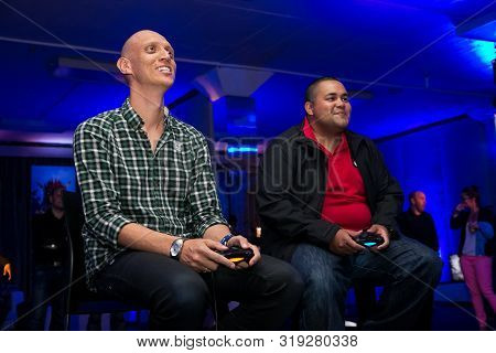 Gamers At Play Station Ps4 Launch Event