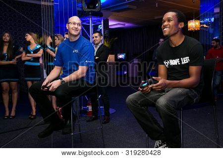 Gamers At Play Station Ps4 Launch Event