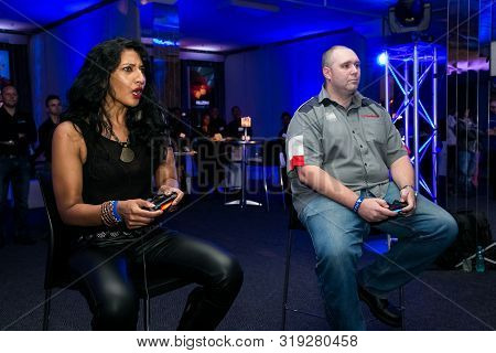 Gamers At Play Station Ps4 Launch Event