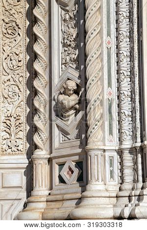 Florence, Italy - August 27, 2018: Florence Cathedral (il Duomo Di Firenze) On August 27, 2018 In Fl