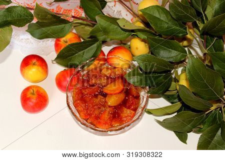 Delicious, The Brown Jam From The Apples.
