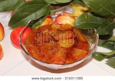 Delicious, The Brown Jam From The Apples.