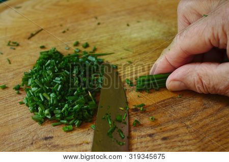 Chifes, A Knife And An Old Hand