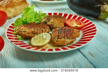 Indian Fish And Potato Tikkis, Indian Street Food, Spiced  Fritters