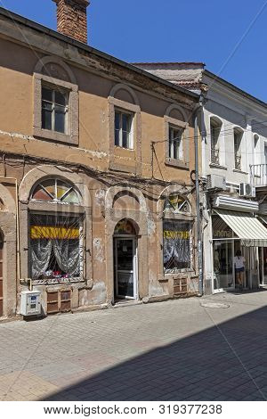 Asenovgrad, Bulgaria - August 5, 2019: Center Of Town Of Asenovgrad,  Plovdiv Region, Bulgaria