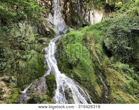 Waterfall Skakavac In A Park Forest Jankovac Or Slap Skakavac U Park Sumi Jankovac - Papuk Nature Pa