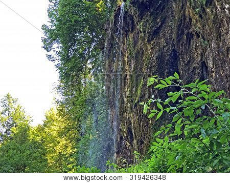 Waterfall Skakavac In A Park Forest Jankovac Or Slap Skakavac U Park Sumi Jankovac - Papuk Nature Pa