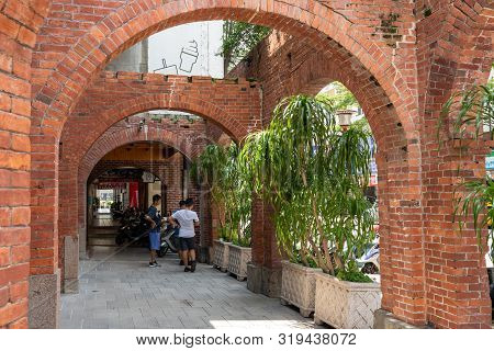 Miyahara. A Red-brick Architecture Old Ophthalmology Clinic Has Been Transformed Into A Popular Land