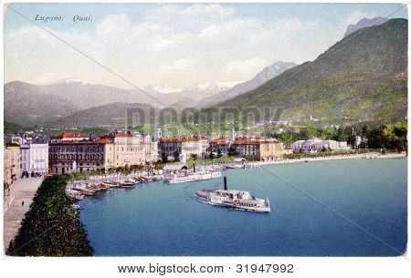 Pocztówka Lugano