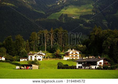 Alpine landscape in South Bavaria, Germnay, Europe