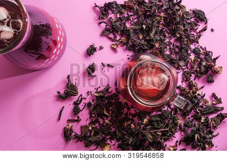 Hibiscus Flower Tea Or Agua De Jamaica