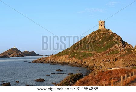 Nature View Of Isles Sanguinaires, Small Archipelago Near Ajaccio , Corsica, France.