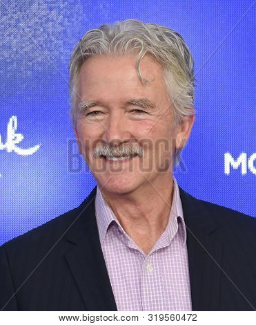 LOS ANGELES - JUL 26:  Patrick Duffy arrives for the Hallmark Channel and Hallmark Movies & Mysteries Summer 2019 TCA on July 26, 2019 in Los Angeles, CA                