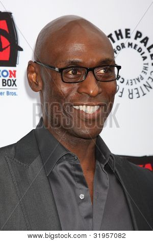 LOS ANGELES - APR 12: Lance Reddick arriva alla Warner Brothers 