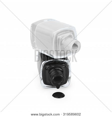 Nail Polish On A White Background Paint, Splash, Pink, Flowing, Purple, Manicure,