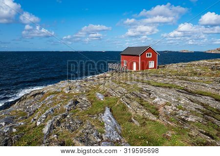 View To The Island Astol In Sweden.