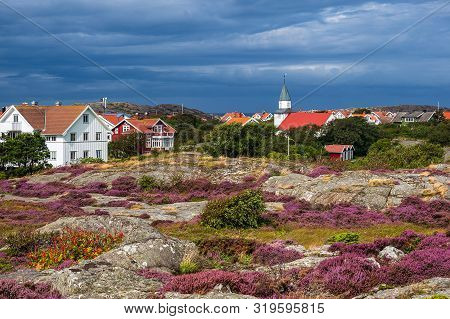 View To The Island Kaeringoen In Sweden.