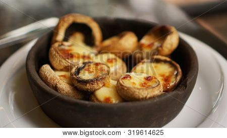 Soko Mushrooms With Suluguni Cheese - Traditional Georgian Food