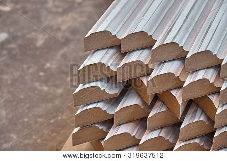 Joinery. Wood Door Manufacturing Process. Stacked Door Moldings. Furniture Manufacture.