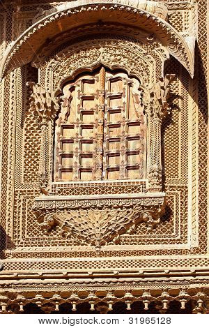 Haveli-özel konak Hindistan. Jaisalmer şehri