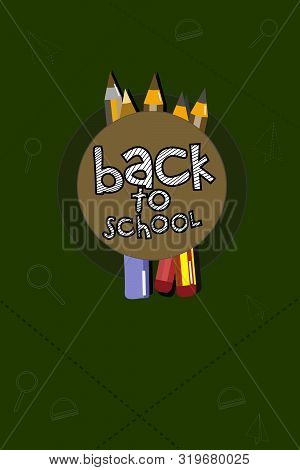 Back To School Banners. Vector Illustration. Design Element For The Design Of Leaflets, Cards, Envel