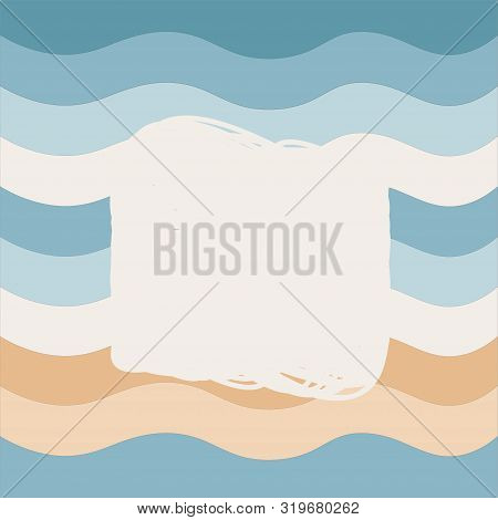 Texture Waves. Vector Illustration. Waves Pattern. Background