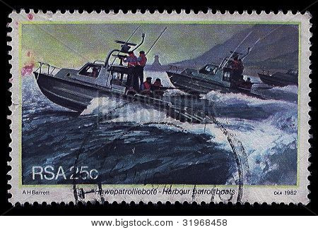 South Africa Postage Stamp Harbour Patrol Boats 1982