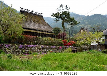 Traditional Japanese Mountain House In Rural Japan