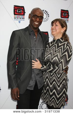 LOS ANGELES - APR 12: Lance Reddick arriva alla Warner Brothers 