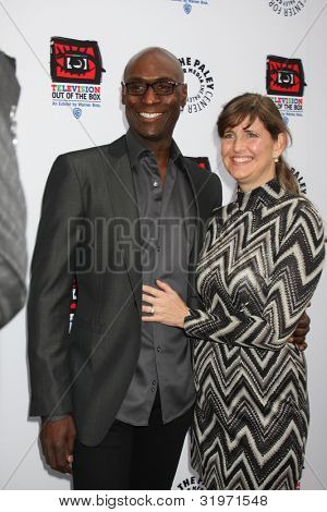LOS ANGELES - APR 12: Lance Reddick arriva alla Warner Brothers 