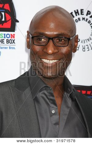 LOS ANGELES - APR 12: Lance Reddick arriva alla Warner Brothers 