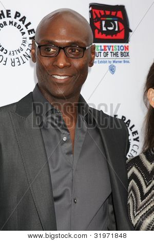 LOS ANGELES - APR 12: Lance Reddick arriva alla Warner Brothers 