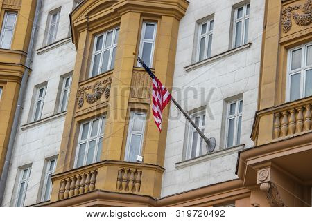 Moscow, Russia - May 06, 2017: The Embassy Of The United States Of America, The Diplomatic Mission O