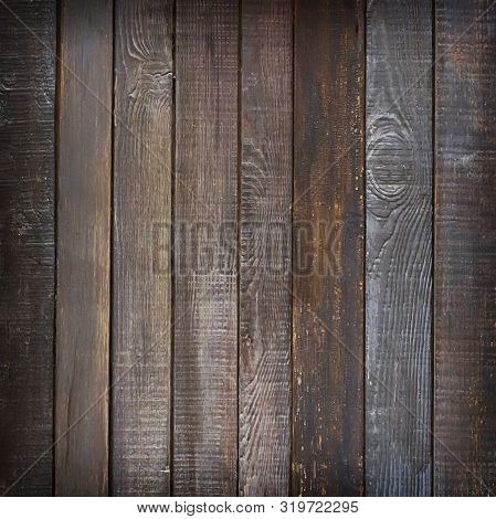 Drak Brown  Wood Texture Or Background And Shadow