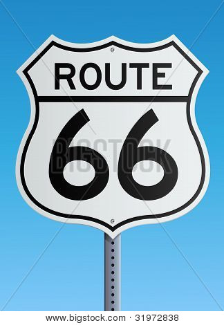 Route 66 sign