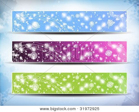 bunte Banner Satz