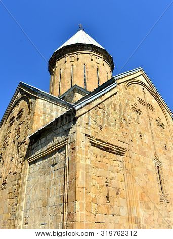 View Of Samtavro Convent On A Clear Day In Mtskheta, Georgia