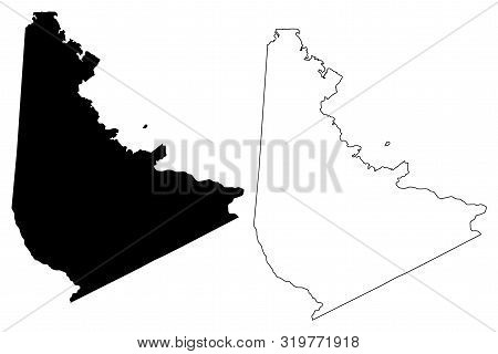 San Jacinto County, Texas (counties In Texas, United States Of America,usa, U.s., Us) Map Vector Ill