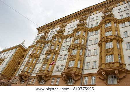 Moscow, Russia - May 06, 2017: The Embassy Of The United States Of America, The Diplomatic Mission O