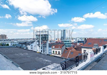 Brussels, Belgium - June 6, 2019: A View Of The City From Place Poelaert.