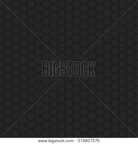 Black & Grey Geometric Circular Abstract Seamless Pattern Background