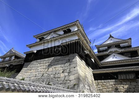 Castle Keep Of Matsuyama Castle In Ehime, Japan