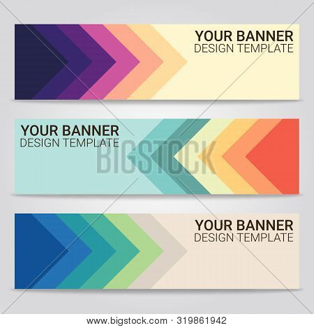 Abstract Beautiful Banner Template Background, Vector Illustration ,design For Business Presentation