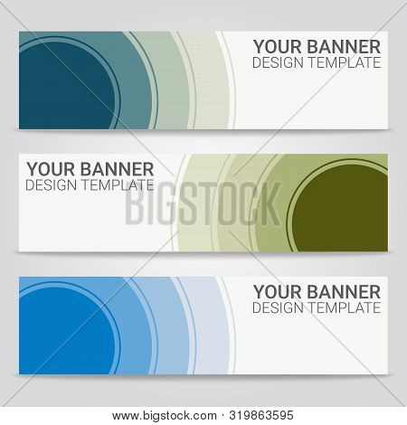 Abstract Beautiful Banner Template Background, Vector Illustration ,design For Business Presentation