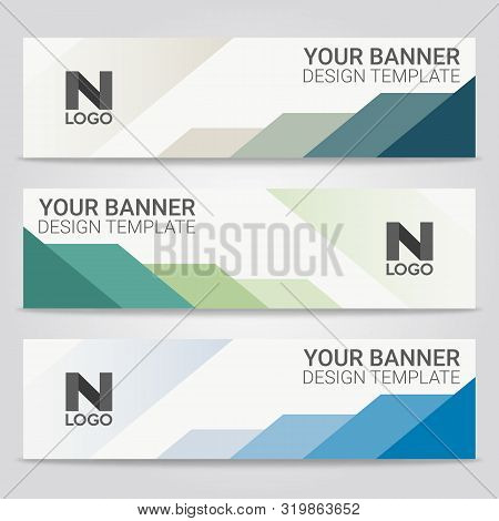 Abstract Beautiful Banner Template Background, Vector Illustration ,design For Business Presentation