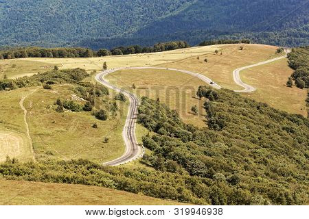 Landscape Around The Grand Ballon In The Vosges Mountains